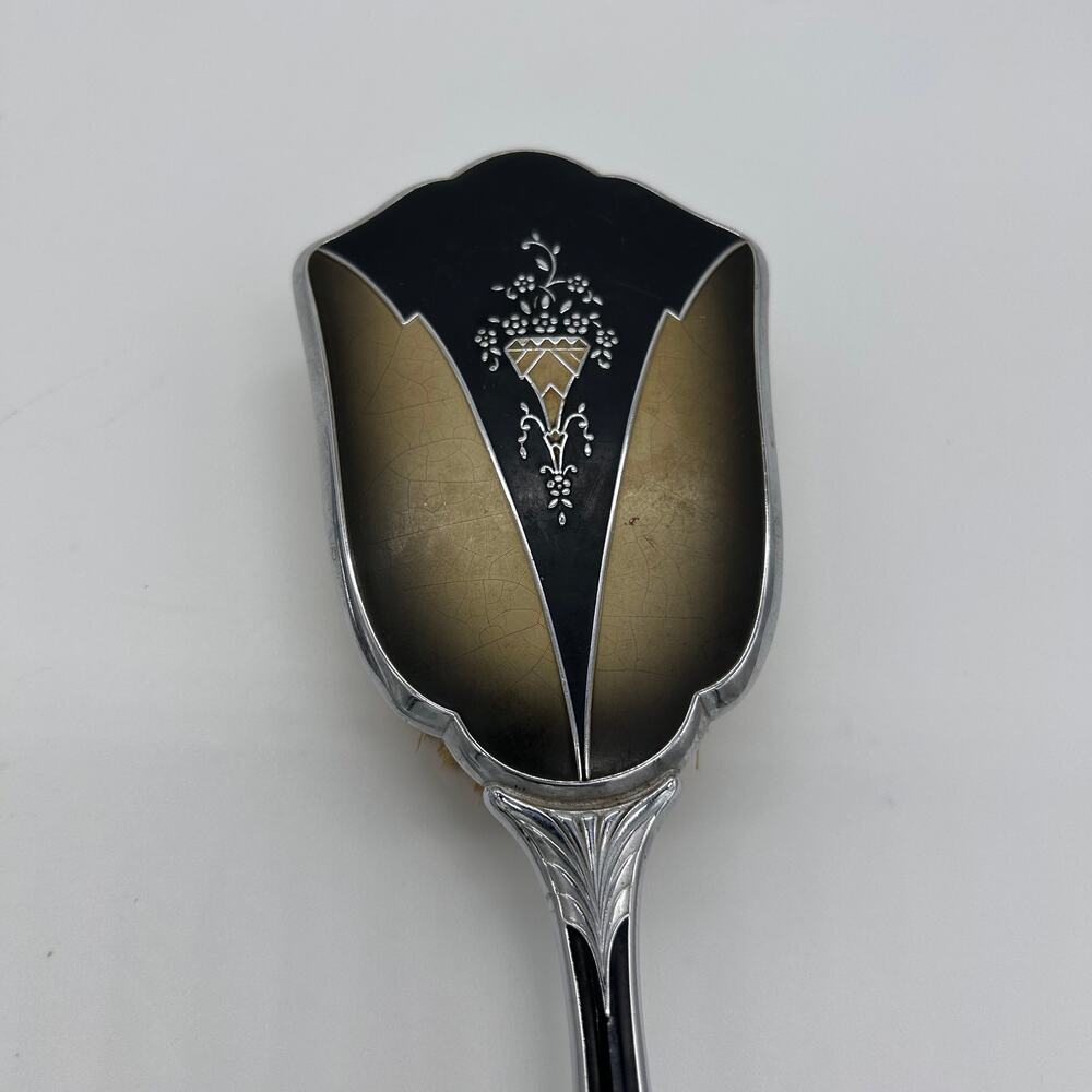 Vintage 60's Vanity Set Mirror Brush Comb Art Deco Bodoir Dressing Table Decor - Picture 5 of 12
